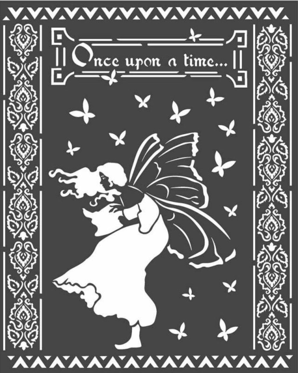 Stamperia dikke stencil Once Upon a Time 